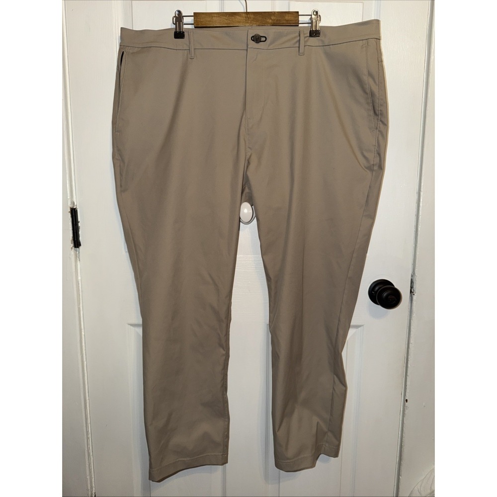 Public‎ Rec Pants Mens 44x29 Tan Performance Chino Golf Travel Stretch Comfort